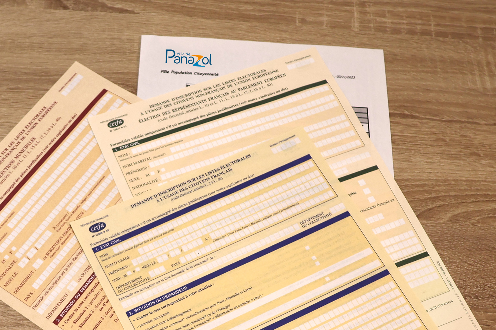Panazol : Les listes électorales