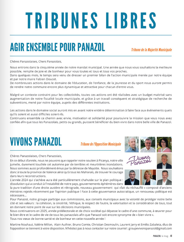 Espace d'expression politique