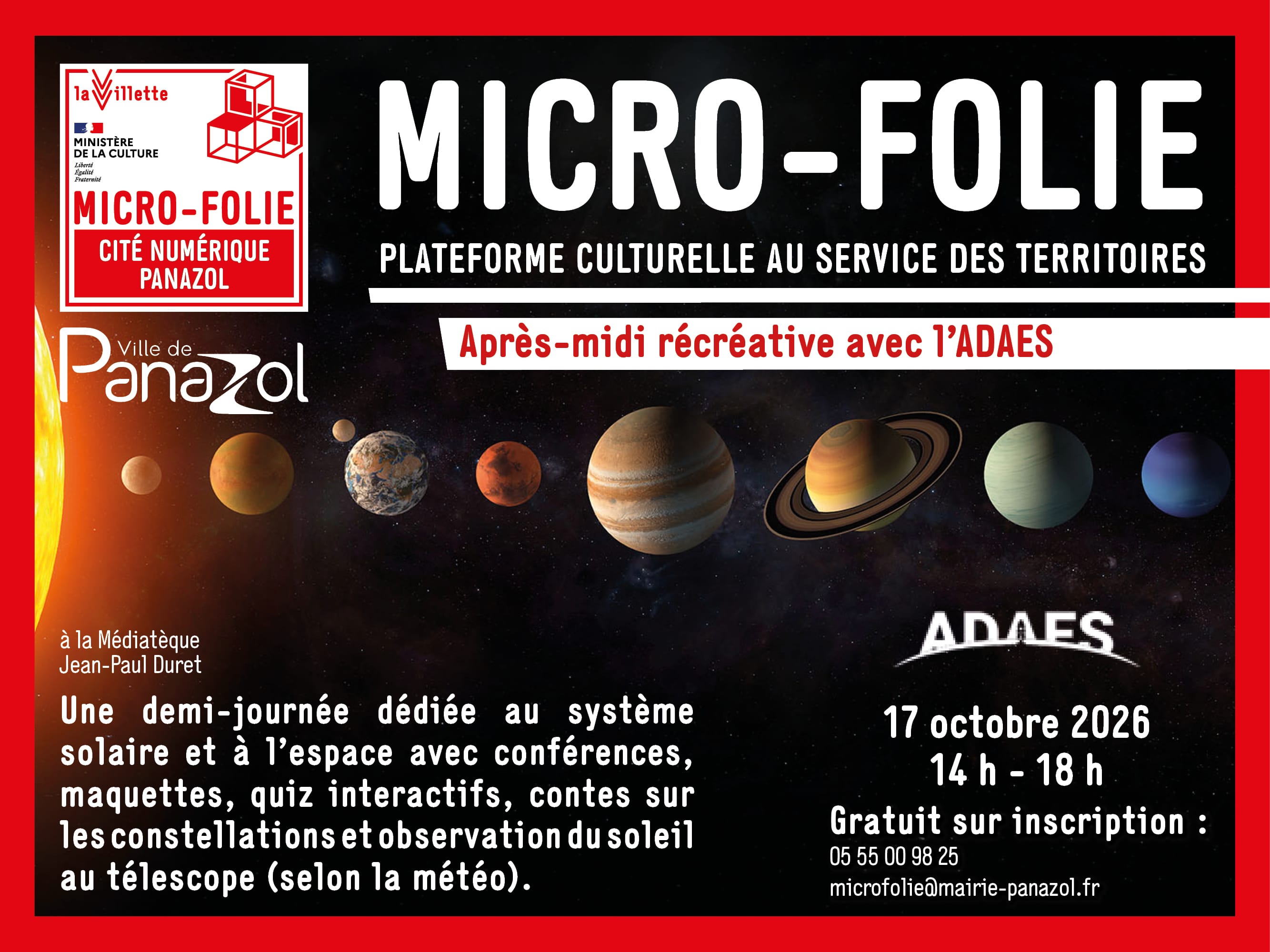 Micro-Folie : Après-midi récréative avec l’ADAES